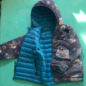 Patagonia toddler boy reversible jacket 5T